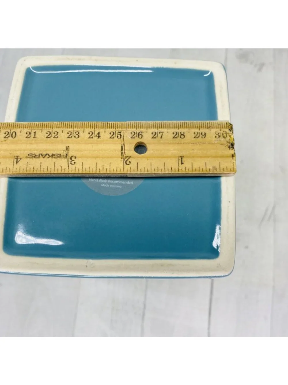 American Atelier At Home Teal Blue Square 13